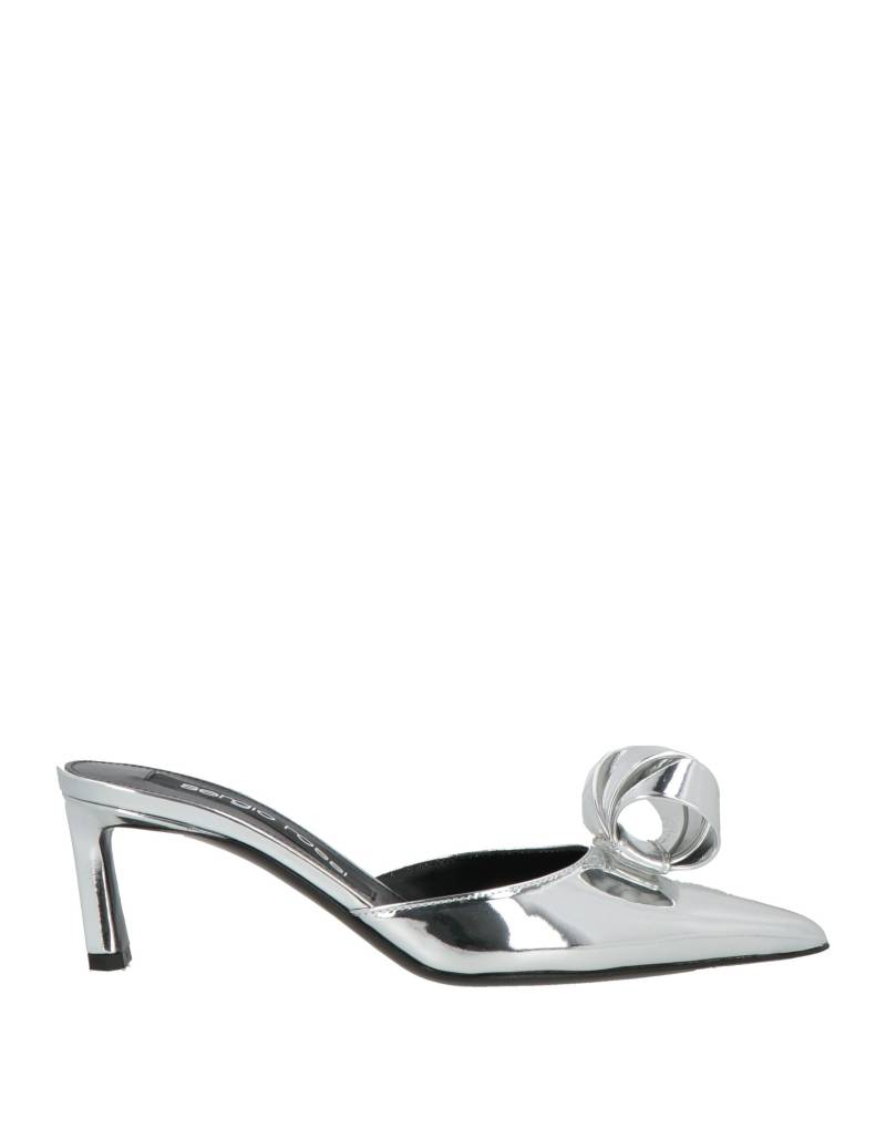 SERGIO ROSSI Mules & Clogs Damen Silber von SERGIO ROSSI