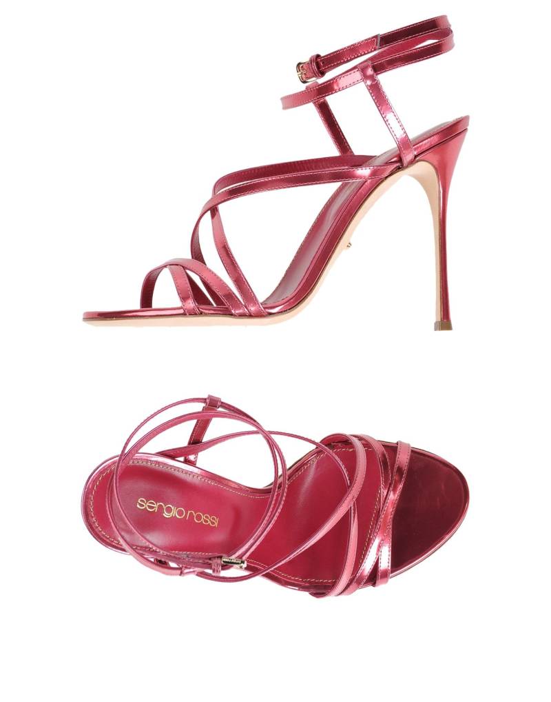 SERGIO ROSSI Sandale Damen Purpur von SERGIO ROSSI