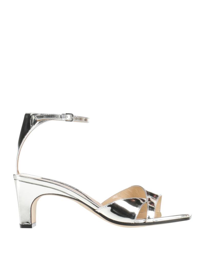 SERGIO ROSSI Sandale Damen Silber von SERGIO ROSSI