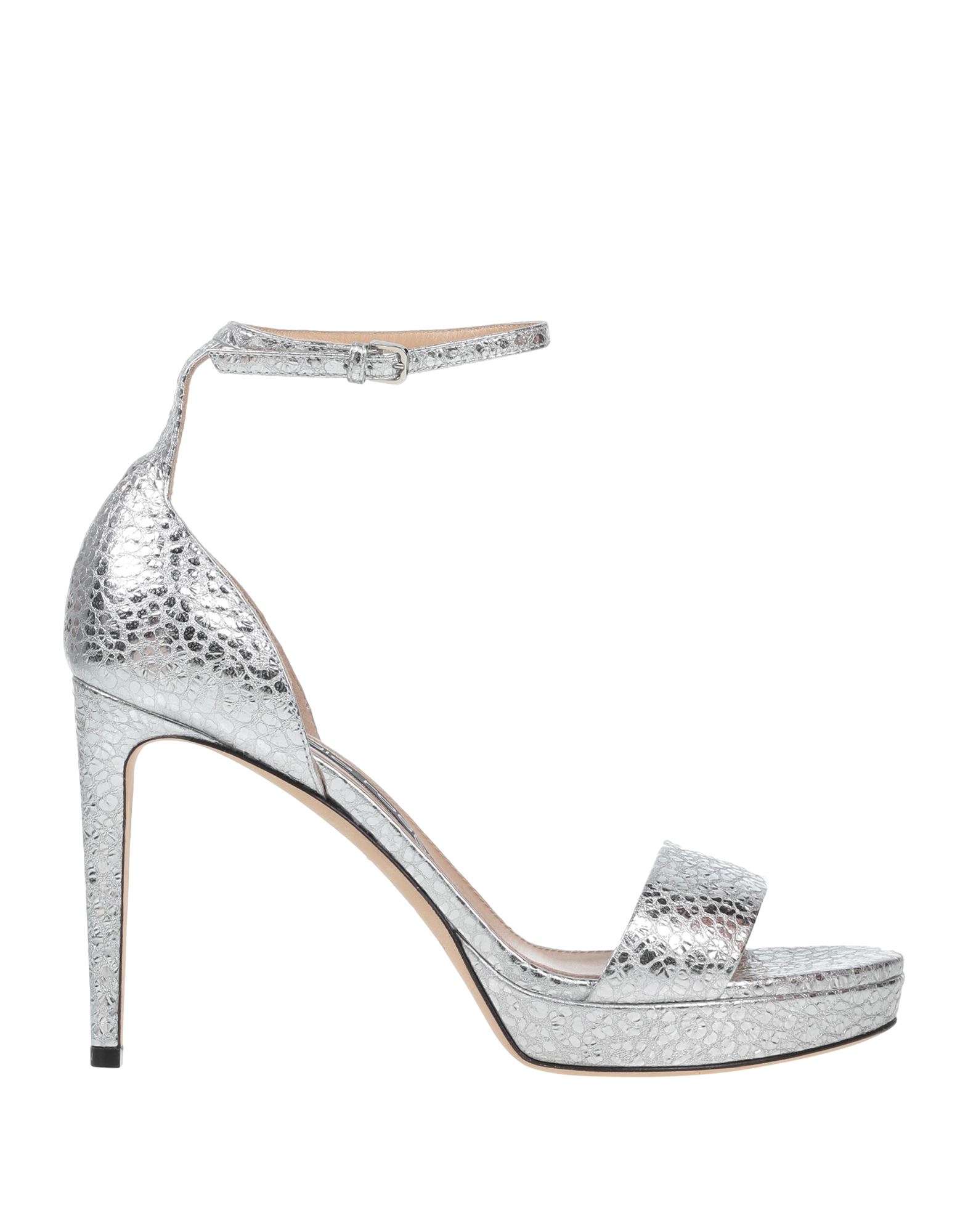 SERGIO ROSSI Sandale Damen Silber SERGIO ROSSI Sandale Damen Silber von SERGIO ROSSI