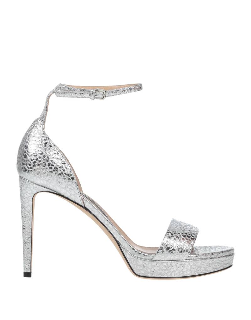 SERGIO ROSSI Sandale Damen Silber von SERGIO ROSSI