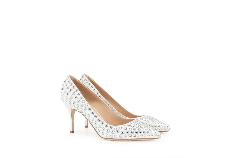 SERGIO ROSSI Sergio Rossi Damen Schuhe Pumps, Sergio Rossi Godiva Bridal 090 Pump Pumps Strass Deko von SERGIO ROSSI