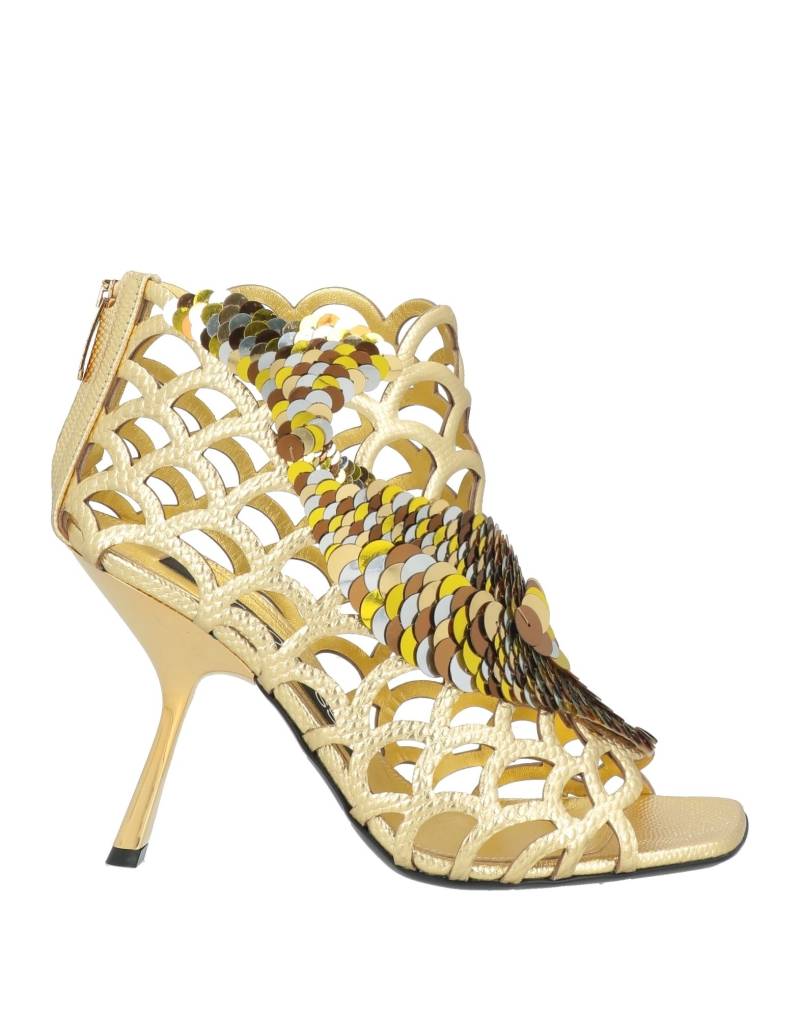 SERGIO ROSSI Stiefelette Damen Gold von SERGIO ROSSI