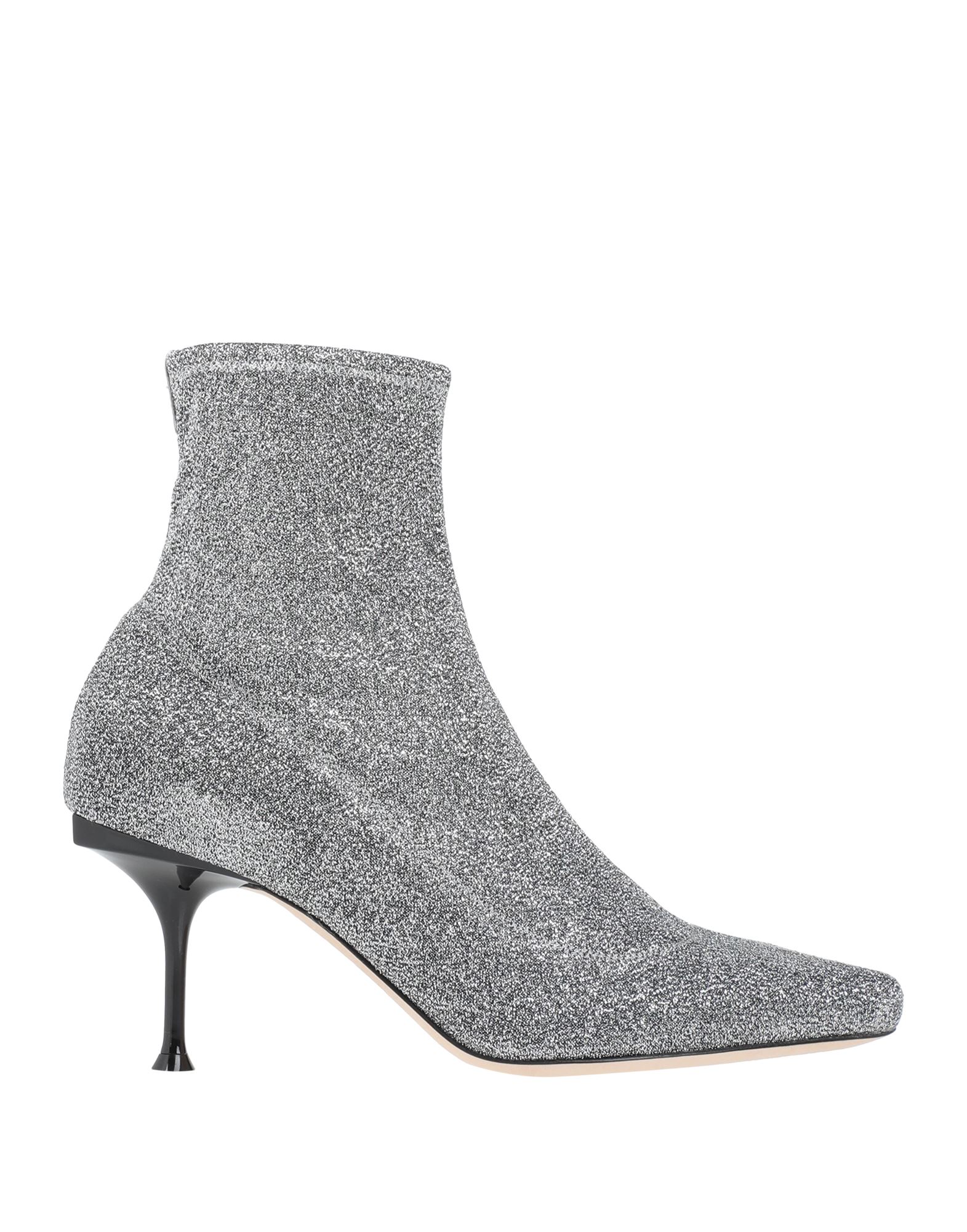 SERGIO ROSSI Stiefelette Damen Silber von SERGIO ROSSI