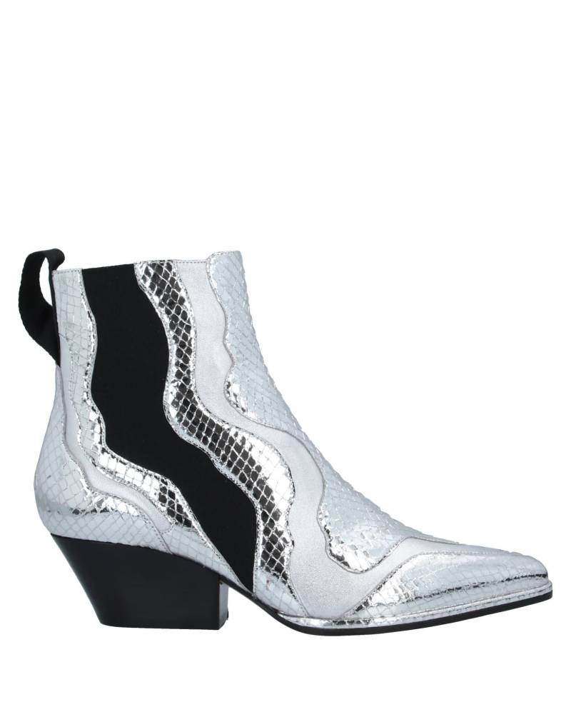 SERGIO ROSSI Stiefelette Damen Silber von SERGIO ROSSI