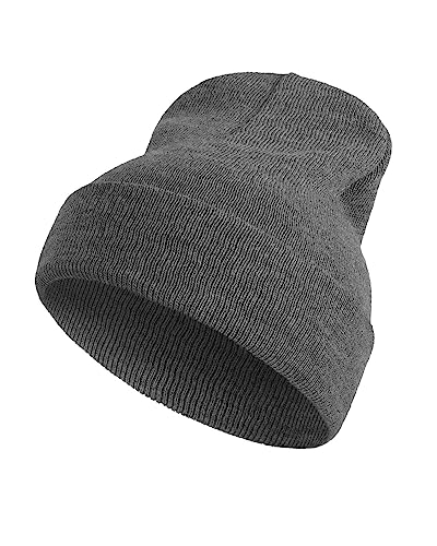 Mütze Herren Dunkelgrau - Strick Beanie aus 100% Acryl für Herren. Warme, Weiche und Bequeme Kopfbedeckung für kalte Tage im Herbst und Winter - Einheitsgröße. Mütze Herren Dunkelgrau - Strick Beanie aus 100% Acryl für Herren. Warme, Weiche und Bequeme Kopfbedeckung für kalte Tage im Herbst und Winter - Einheitsgröße. von SERIMANEA