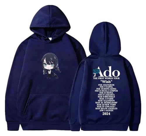 ADO Hoodies Wish Tour Merch Hoodie 2D Gedruckt Langarm Casual Lose Sweatshirt Kapuzenpullover (XS-3XL) (Color : 5, Size : L) von SERLA