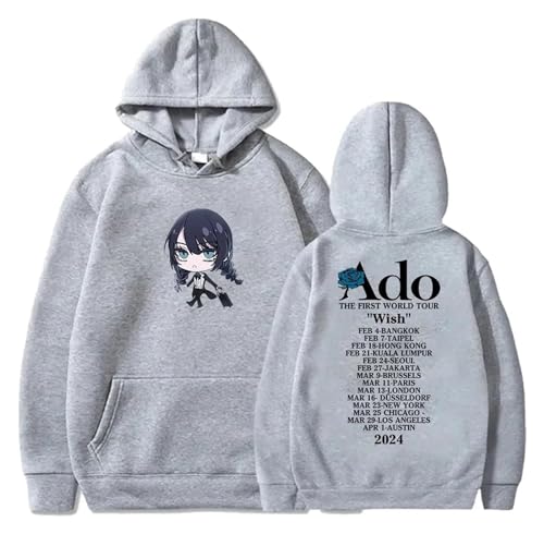 ADO Hoodies Wish Tour Merch Hoodie 2D Gedruckt Langarm Casual Lose Sweatshirt Kapuzenpullover (XS-3XL) (Color : 6, Size : M) von SERLA