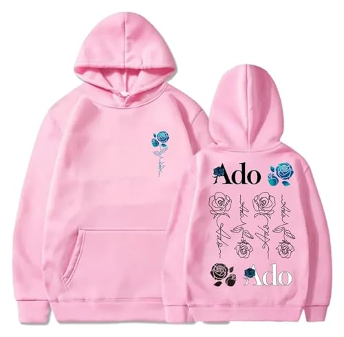 ADO Wish Tour Merch Hoodie 2D Gedruckt Langarm Casual Lose Sweatshirt Kapuzenpullover (Color : 3, Size : XL) von SERLA