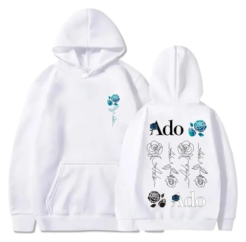 ADO Wish Tour Merch Hoodie 2D Gedruckt Langarm Casual Lose Sweatshirt Kapuzenpullover (Color : 4, Size : S) von SERLA