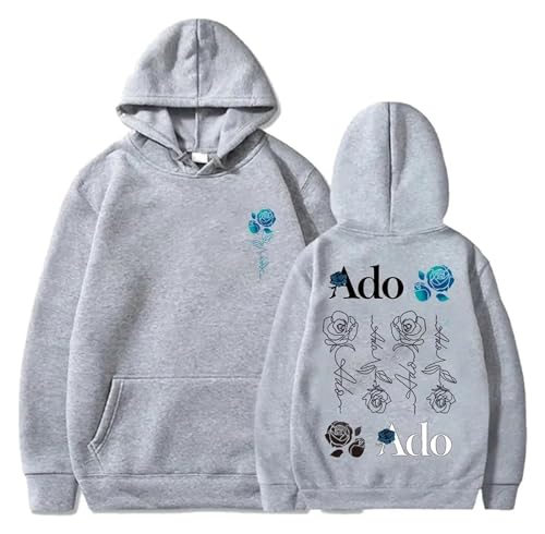 ADO Wish Tour Merch Hoodie 2D Gedruckt Langarm Casual Lose Sweatshirt Kapuzenpullover (Color : 6, Size : XL) von SERLA
