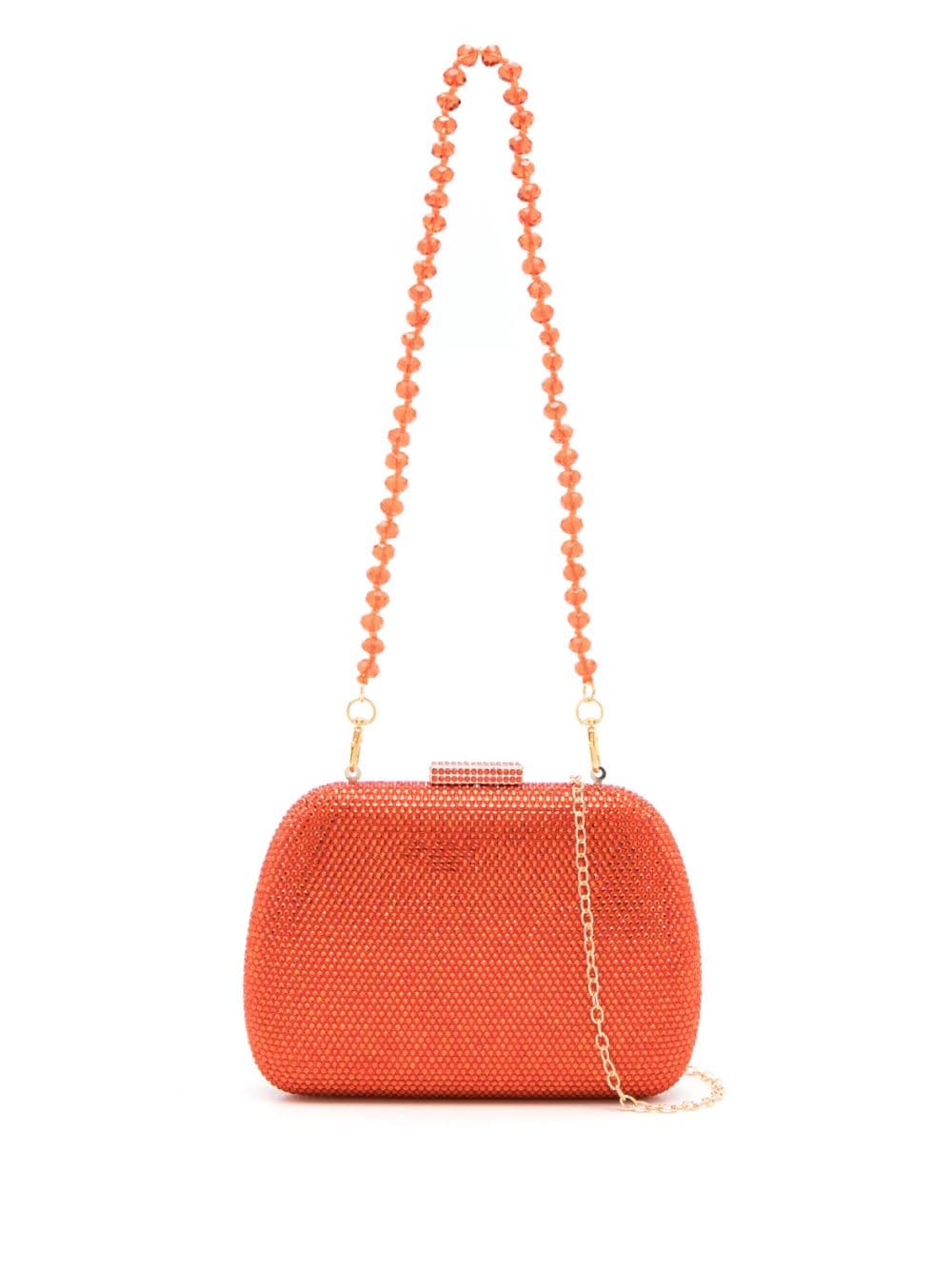 SERPUI Clutch mit Kristallen - Orange von SERPUI