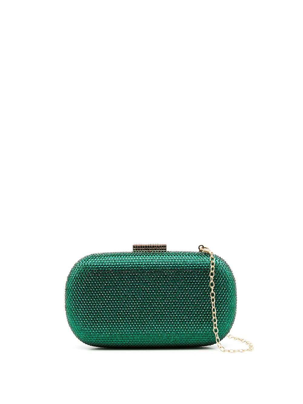 SERPUI Clutch mit Strass - Grün von SERPUI