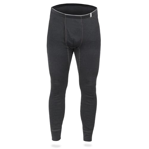 SES Thermounterhose Herren Lang 3XL Anthrazit aus 75% Baumwolle & 25% Polyester/atmungsaktive Unterhosen Männer lang/Thermo Winter Unterwäsche Herren für Wärme & Komfort von SES