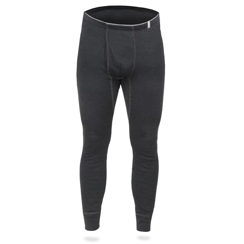 SES Thermounterhose Herren Lang 4XL Anthrazit aus Baumwolle - Atmungsaktive Lange Unterhose Herren - Thermohose Winter für Wärme & Komfort von SES