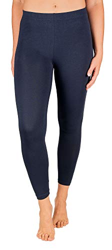 SES blickdichte Leggings Damen Navy Blue (56/58) / Leggings Damen Baumwolle/Leggins Damen mit Perfekter Passform und Komfort/Damen Leggings für vielfältige Looks von SES