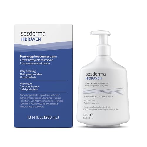 Sesderma | Hidraven Schäumende Seifenfreie Creme | Empfindliche Haut | Sensitive Haut | Make-Up-Entferner | Creme für Alle Hauttypen von SESDERMA