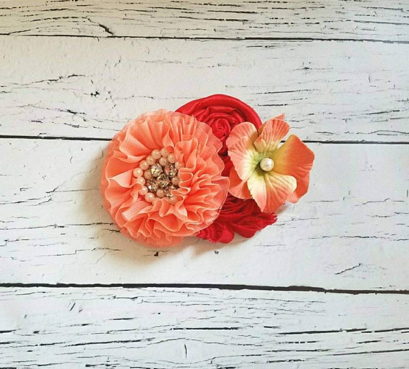 Blume Spitze Stirnband, Blumenmädchen Haarspange von SESSOOOPRETTY