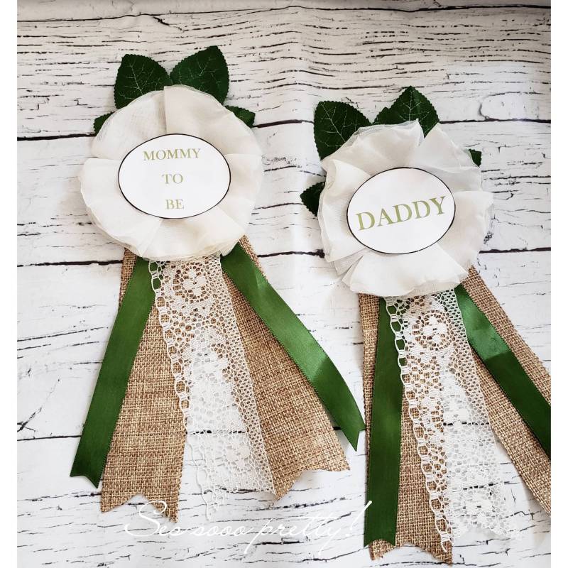 Mama Zu Sein Corsage, Baby-Dusche-Pin, Daddy Corsage von SESSOOOPRETTY