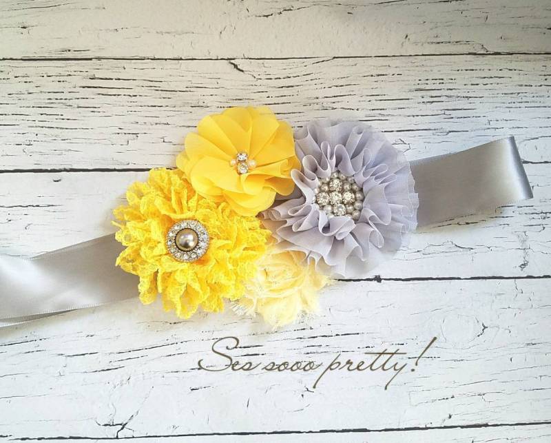 Mutterschaft Gürtel Schärpe, Kleid Blumenmädchen Schärpe von SESSOOOPRETTY