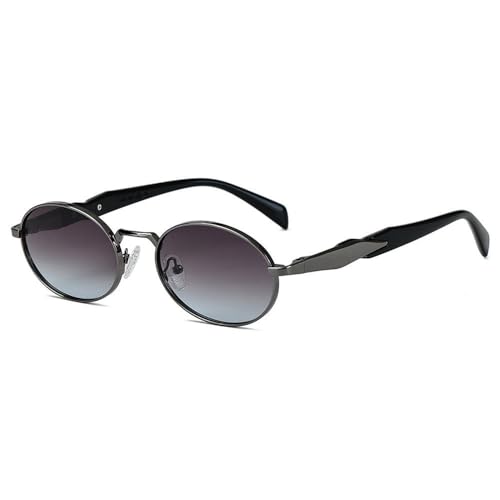 2025 Stilvolle polarisierte Sonnenbrille aus Metall für Männer und Frauen, Sonnenschutz für Reisen im Freien und Autofahren, UV-Schutz-Sonnenbrille, C1, 150 x 142 x 40 mm von SETNGB