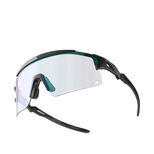 Fahrradbrille Polarisierte/Photochrome Linse Fahrradsonnenbrille Herren Damen UV400 Sport MTB Rennradbrille,C5,175 * 145 * 62mm von SETNGB