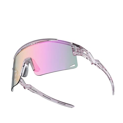 Fahrradbrille Polarisierte/Photochrome Linse Fahrradsonnenbrille Herren Damen UV400 Sport MTB Rennradbrille,C6,175 * 145 * 62mm von SETNGB