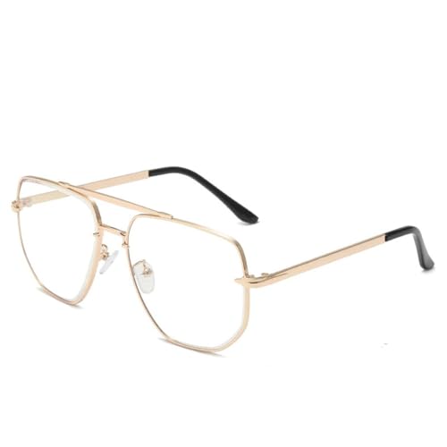 Modische Sonnenbrillen für Herren, Vintage, Metall, Sonnenbrillen für Damen, Outdoor, Reisen, Streetstyle, UV400, C7, 140 x 151 x 55 mm von SETNGB