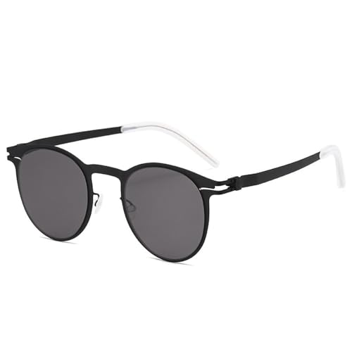 Modische polarisierte Sonnenbrille aus Metall für Männer und Frauen im Outdoor- und Streetstyle-Stil mit UV-Schutz,C1,150 * 148 * 50mm von SETNGB