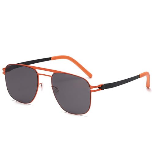 Modische polarisierte Sonnenbrille aus Metall für Männer und Frauen im Outdoor- und Streetstyle-Stil mit UV-Schutz,C4,150 * 135 * 47mm von SETNGB