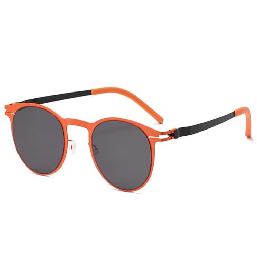 Modische polarisierte Sonnenbrille aus Metall für Männer und Frauen im Outdoor- und Streetstyle-Stil mit UV-Schutz,C4,150 * 148 * 50mm von SETNGB