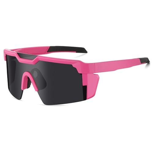 Outdoor Sports Square Conjoined Lens Polarisierte Sonnenbrille Radfahren Damen Herren Sonnenbrille UV400, C12, 120 * 153 * 61 mm von SETNGB