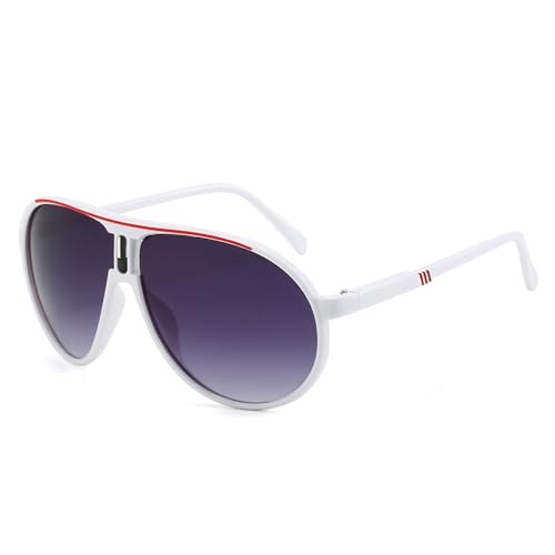Retro Sonnenbrille Outdoor Sports Ultraleichte Brille UV400 Sonnenbrille,C11,141 * 147 * 37mm von SETNGB