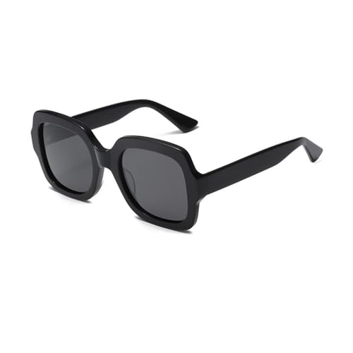 SETNGB 2025 Damenmode Quadratische Polarisierte Sonnenbrille Sonnenschutz Für Outdoor-Fotografie Und Autofahren UV-Schutz Sonnenbrille,Schwarz,145 * 150 * 60mm von SETNGB
