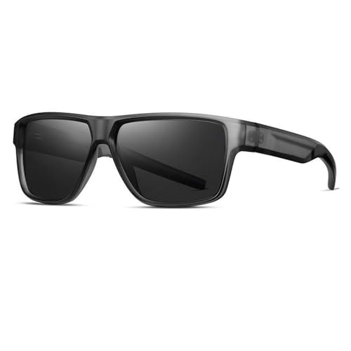 SETNGB 2025 Fashion Herren Square-Frame Polarisierte Sonnenbrille Sonnenblende für Outdoor-Reisen, Streetstyle, Autofahren, Angeln UV-Schutz Sonnenbrille,Grau,132 * 140 * 44mm von SETNGB