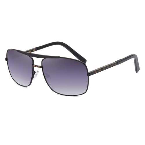 SETNGB Herren Retro Gradient Polarisierte Sonnenbrille Für Outdoor-Reisen Und Autofahren Mit UV-Schutz,C4,139 * 140 * 54mm von SETNGB