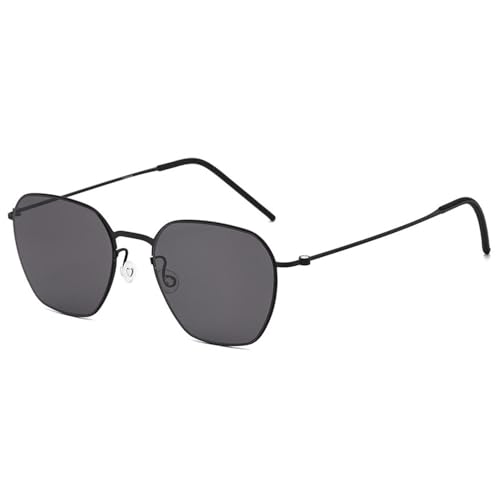 SETNGB Modische Herren-Sonnenblende mit hoher Auflösung, großer Rahmen, schlankmachende Sonnenbrille mit UV-Schutz, Schwarz, 145 x 140 x 46 mm SETNGB Modische Herren-Sonnenblende mit hoher Auflösung, großer Rahmen, schlankmachende Sonnenbrille mit UV-Schutz, Schwarz, 145 x 140 x 46 mm von SETNGB