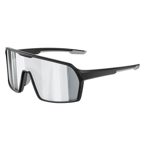 SETNGB Modische Lauf- und Radsport-Sonnenbrille für Männer und Frauen Kollisionsschutz Outdoor-UV-Schutz TR90-Sport-Sonnenbrille, Mercury, 125 * 132 * 62 mm von SETNGB