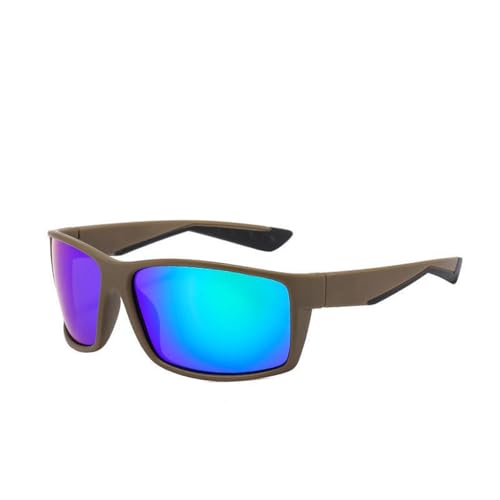 SETNGB Modische Sportbrillen Outdoor-Radsport-Sonnenbrillen für Männer und Frauen Sonnenschutz zum Laufen UV-Schutz Sonnenbrillen,C7,115 * 135 * 41mm von SETNGB