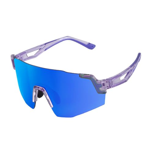 SETNGB Modische polarisierte photochrome Sport-Sonnenbrille zum Laufen und Radfahren, winddichte UV-Schutz-Sonnenbrille,C2,135 * 95 * 60mm von SETNGB