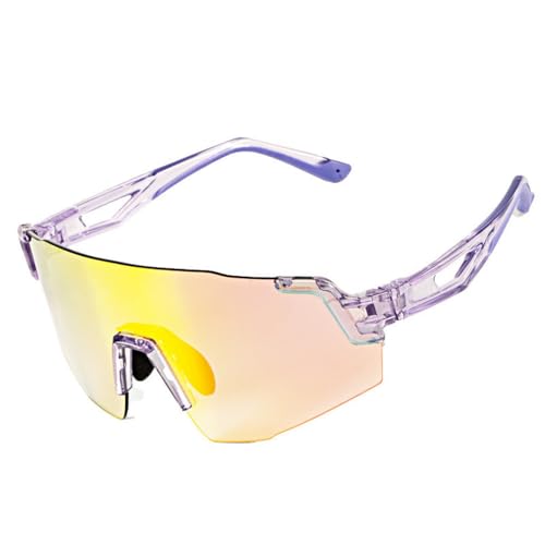 SETNGB Modische polarisierte photochrome Sport-Sonnenbrille zum Laufen und Radfahren, winddichte UV-Schutz-Sonnenbrille,C4,135 * 95 * 60mm von SETNGB