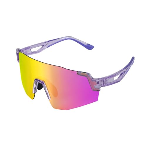 SETNGB Modische polarisierte photochrome Sport-Sonnenbrille zum Laufen und Radfahren, winddichte UV-Schutz-Sonnenbrille,C6,135 * 95 * 60mm von SETNGB