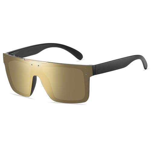 SETNGB Polarisierte Sonnenbrillen für Outdoor-Sportarten für Herren und Damen zum Laufen und Radfahren, winddichte Sonnenbrillen mit UV-Schutz,C4,136 * 143 * 51mm von SETNGB