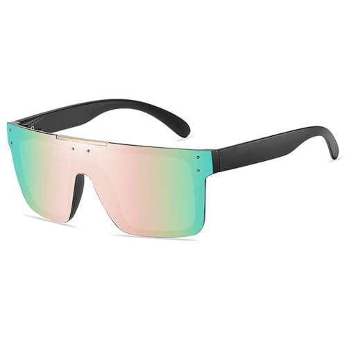 SETNGB Polarisierte Sonnenbrillen für Outdoor-Sportarten für Herren und Damen zum Laufen und Radfahren, winddichte Sonnenbrillen mit UV-Schutz,C6,136 * 143 * 51mm von SETNGB