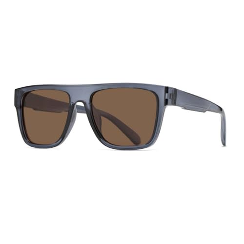 SETNGB Quadratische polarisierte Sonnenbrille für Herren, TR90-Rahmen, Sonnenbrille für H von SETNGB