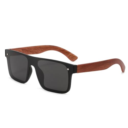 SETNGB Stilvolle integrierte polarisierte Sonnenbrille für Männer und Frauen mit UV400-Schutz, perfekt für Autofahrten und Outdoor-Übungen, Schwarzgrau, 142 x 145 x 48 mm SETNGB Stilvolle integrierte polarisierte Sonnenbrille für Männer und Frauen mit UV400-Schutz, perfekt für Autofahrten und Outdoor-Übungen, Schwarzgrau, 142 x 145 x 48 mm von SETNGB