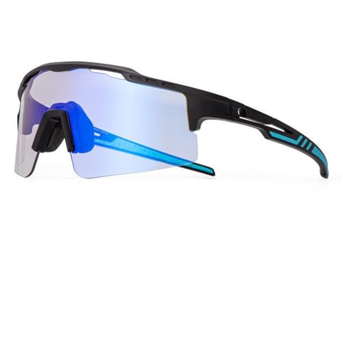 SETNGB Stilvolle photochrome Fahrradsonnenbrille für Männer und Frauen zum Laufen und Radfahren im Freien, UV400, winddichte Sonnenbrille, C3, 127 x 150 x 60 mm von SETNGB