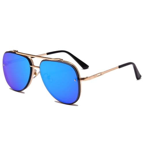 SETNGB Stilvolle polarisierte PC-Sonnenbrille für Männer und Frauen im Freien, Reisen mit UV-Schutz und Verlaufsgläsern,C5,139 * 148 * 56mm von SETNGB