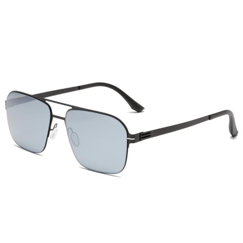 SETNGB Stilvolle polarisierte Sonnenbrille für Herren zum Angeln und Autofahren im Freien mit Sonnenschutz und UV-Schutz,Black Mercury,138 * 143 * 148mm von SETNGB
