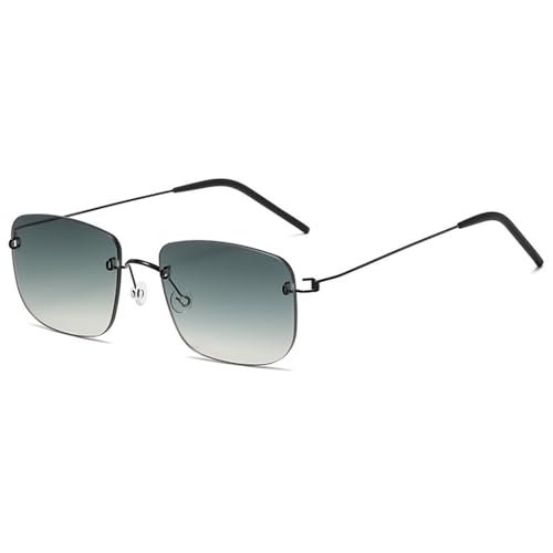 Stilvolle Herren-Sonnenbrille aus Metall und Nylon, polarisiert, für Reisen und Autofahren, UV-Schutz, C3, 145 x 146 x 44 mm von SETNGB